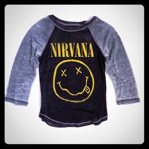 Nirvana kids' burn-out tee!